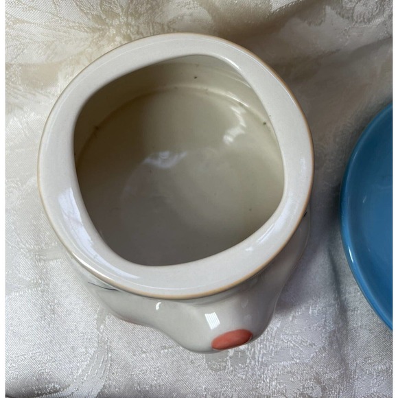 Bunny Rabbit Reamer/Juicer Pastel Ceramic Cracker Barrel, Collectible Vase - Picture 8 of 13